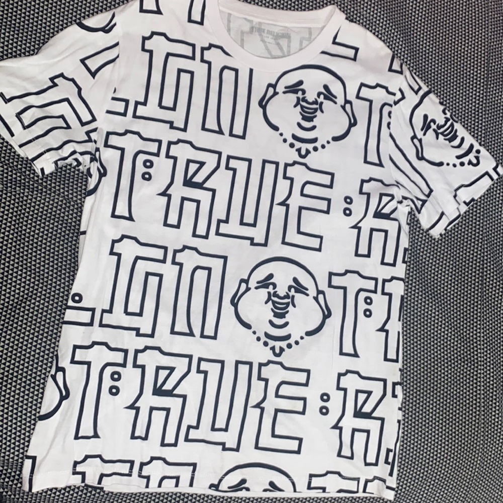 True Religion Buddha All Over Tee Shirt